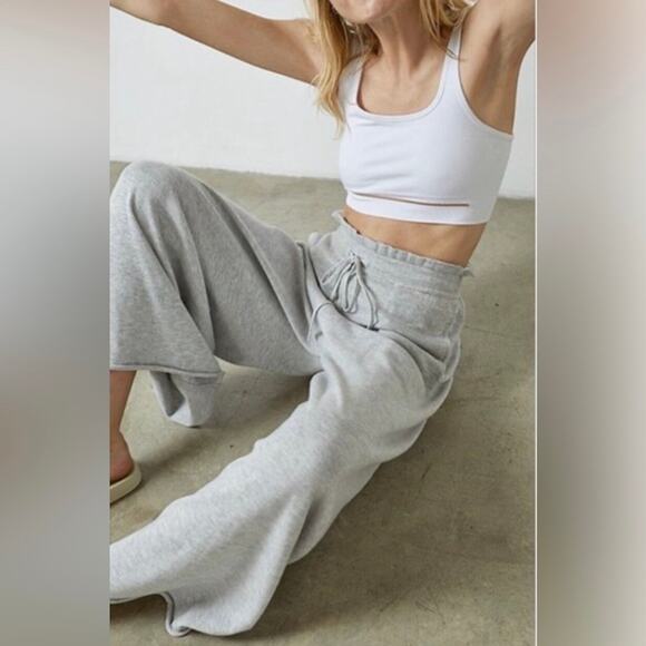 Lunya Gray Wide Leg Pants - Picture 2 of 11